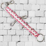 Schleifenorganizer - Bow Organizer weiß/ Muster rot